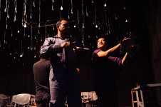 Teatro Ciego presenta La mirada del inventor ciego, un texto de Berta Hiriart, codirigido por Juan Carlos Saavedra. Teatro Benito Juarez, agosto 2015