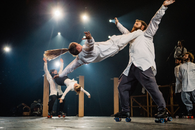 Cirque Alfonse presenta Tabarnak en el Teatro de la Ciudad Esperanza Iris, octubre 2018 