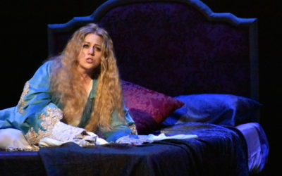 Elizabeth Caballero en Otello, con la direccion de Gavriel Heine se presenta en el Palacio de Bellas Artes, julio 2019. Foto Edgar Ruiz.