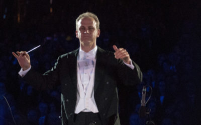 Carlos Miguel Prieto, dirige a la Orquesta Sinfonica de Mineria, agosto 2019