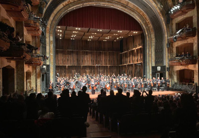 Gustavo Dudamel dirige a la Orquesta Filarmonica de Los Angeles en el Palacio de Bellas Artes, noviembre 2019 